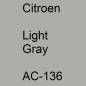 Preview: Citroen, Light Gray, AC-136.